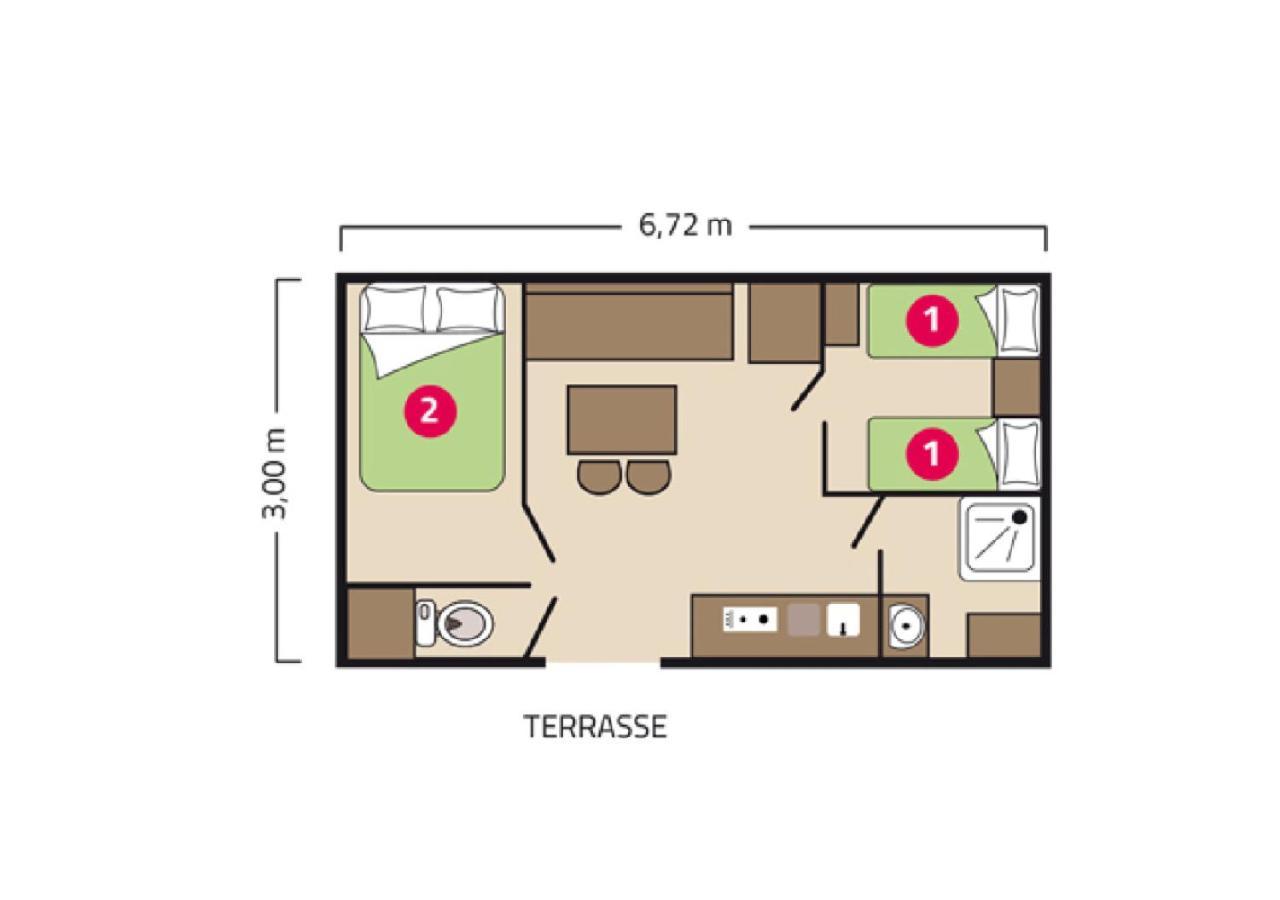 Camping Signol Boyardville Værelse billede